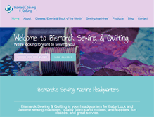 Tablet Screenshot of bismarcksewingandquilting.com